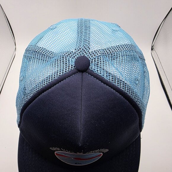 Quiksilver Newport Beach Junior Lifeguard Adults Blue Trucker Hat Casual Outdoor - Picture 5 of 10